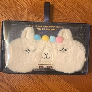 Coco and Lola llama sleeping mask